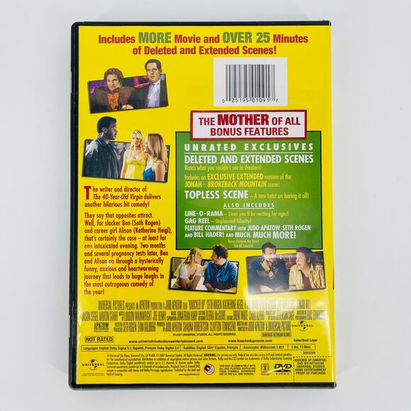 Knocked Up Movie DVD - Good Used Condition - Picture 11 of 15